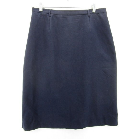 VINTAGE Orvis Skirt 14P Petites A-Line Midi Slit Cottage Peasant - Picture 1 of 7